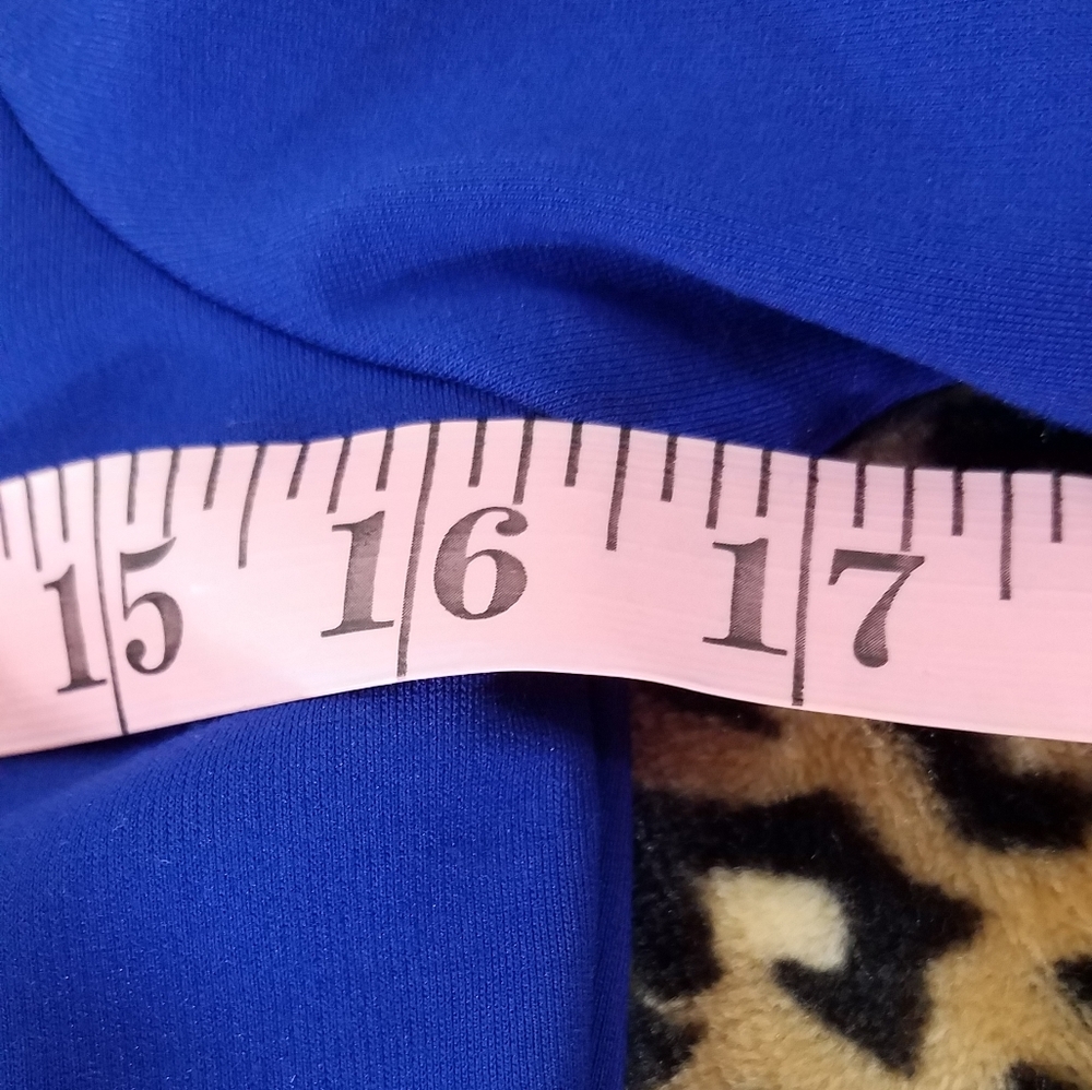 LuLu's Dress Fit & Flare Royal Blue Medium - Picture 10 of 14